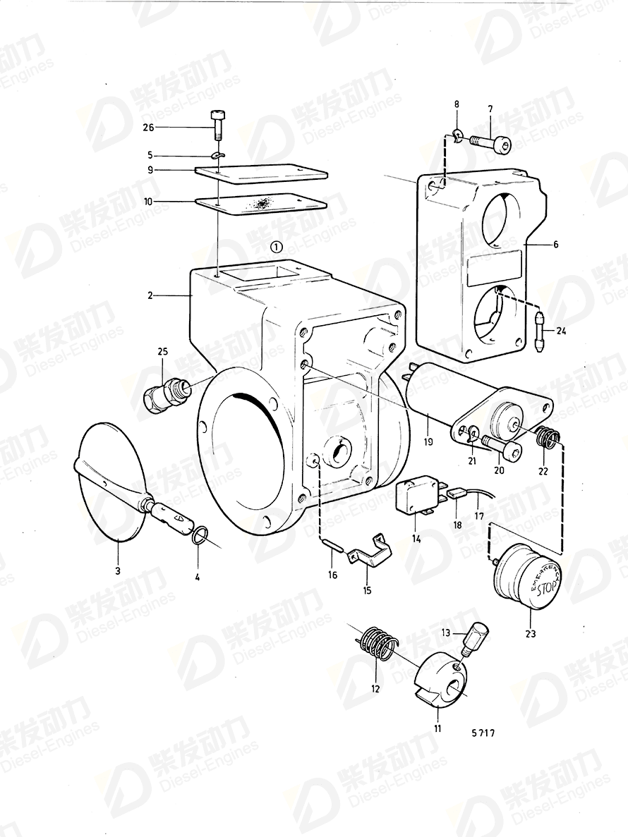 volvo penta Spring pin 951938 Drawing volvo penta Spring pin 951938 Drawing